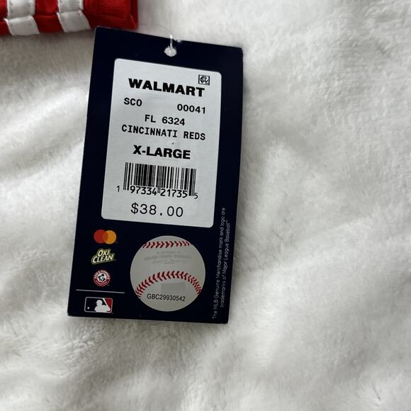 Cincinnati Reds Tie Up Jersey Shirt Womens Size XL Red MLB Baseball Fan NEW - Picture 6 of 14
